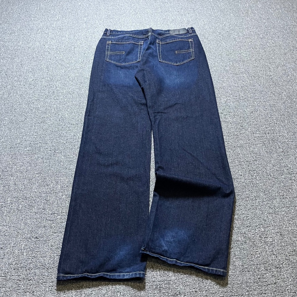 Calvin Klein Jeans 33 Mens Dark Wash Relaxed Straight Leg Baggy Denim Y2K Style